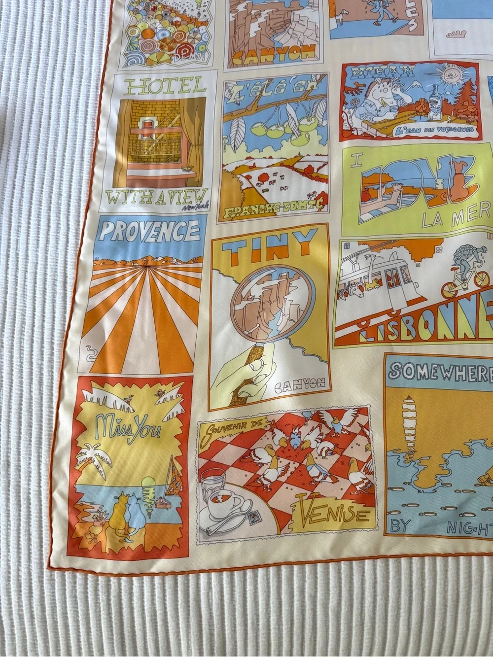 Hermes Est Bien Ici Scarf - 90’ new